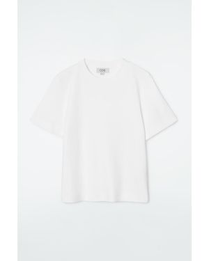 COS Clean Cut Regular T-shirt - White