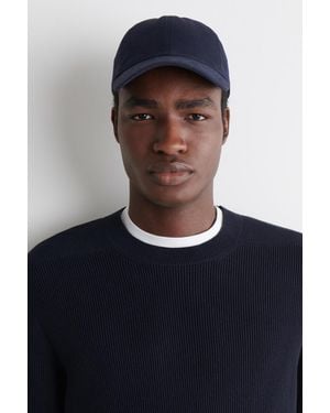 COS Basecap Aus Baumwoll-Canvas - Blau