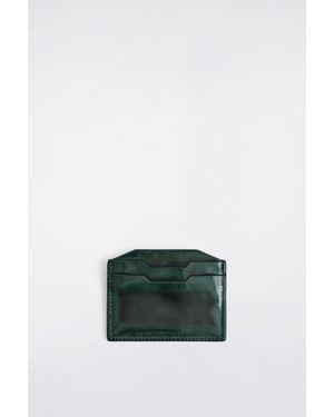 COS Leather Cardholder - Green