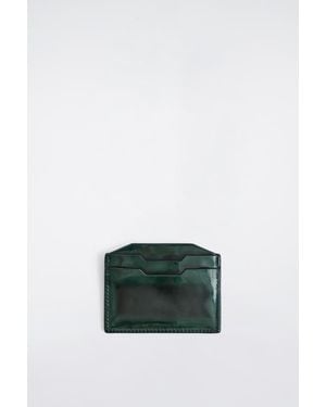 COS Leather Cardholder - Green