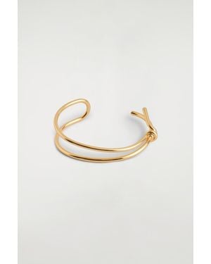 COS Knotted Cuff - White