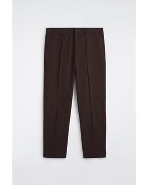 COS Cotton Regular-Fit Tapered Chinos - Brown