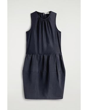 COS Panelled Mini Dress - Blue