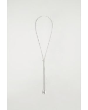 COS Bolo Necklace - White