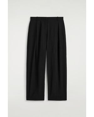 COS Pantaloni A Gamba Dritta - Nero