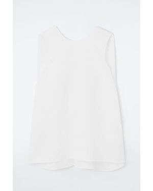 COS Twist-back Sleeveless Top - White