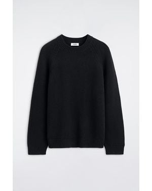 COS Chunky Cashmere Jumper - Black