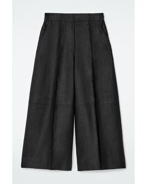 COS Linen Culottes - Gray
