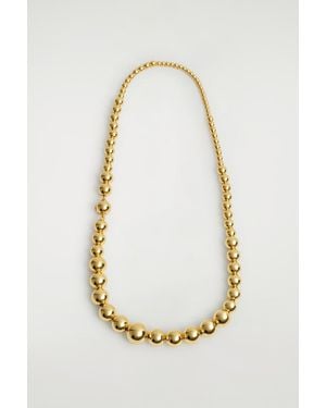 COS Beaded Necklace - White