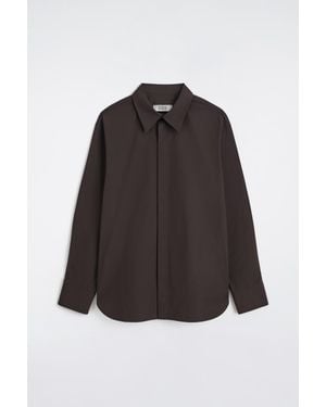 COS Classic Cotton Shirt - Brown