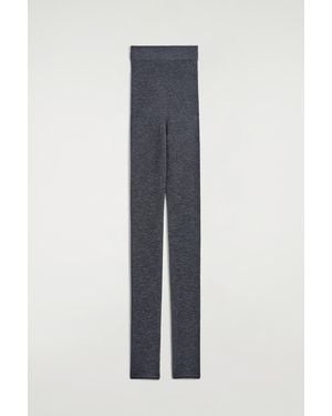 COS Seamless Merino Wool Leggings - Blue