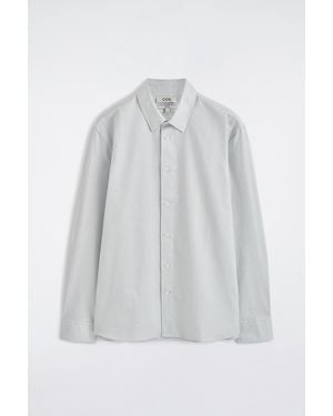 COS Cotton Oxford Shirt - Blue