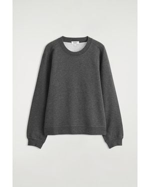 COS Cotton Sweatshirt - Black