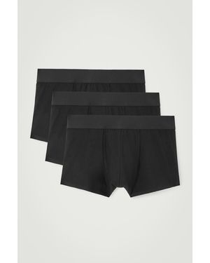 COS 3-pack Jersey Boxer Briefs - Black