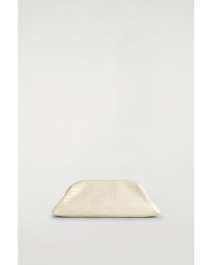 COS Ingot Clutch Bag - Brown