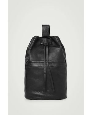 COS Drawstring Duffle Bag - Black