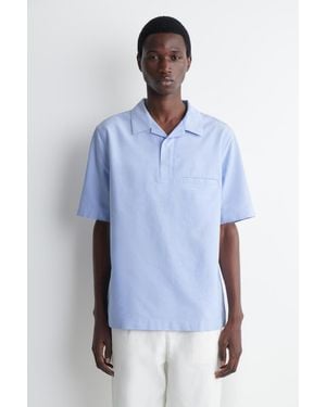 COS Oxford-Hemd Aus Baumwolle - Blau