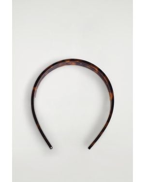 COS Tortoiseshell-Effect Headband - Brown