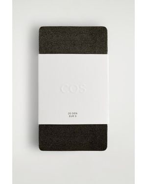 COS Collant Metallizzati - Nero