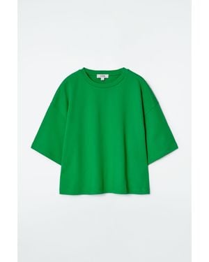 COS Oversized Boxy T-Shirt - Green