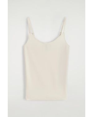 COS Slim-Fit Jersey Cami Top - Natural