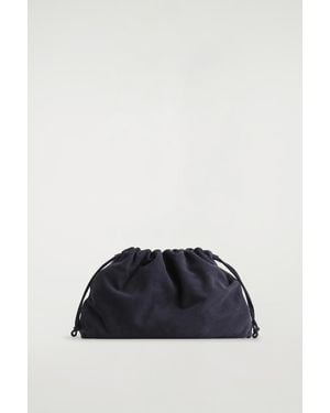 COS Cavatelli Clutch Bag - Blue