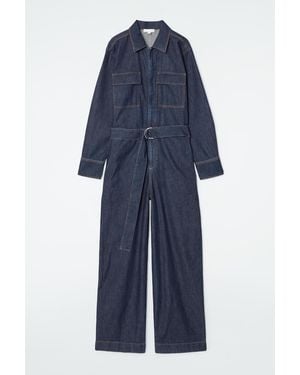 COS Denim Boilersuit - Blue