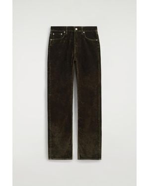 COS Chord Corduroy Straight-Leg Jeans - Black