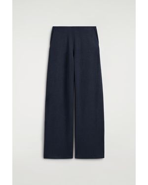 COS Modal-Jersey Pants - Blue