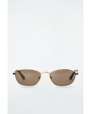 COS Wire-Frame Aviator Sunglasses - Black