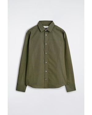 COS Tailored Cotton Shirt - Green