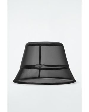 COS Mesh Bucket Hat - Black