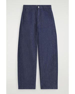 COS Wide-Leg Denim Pants - Blue