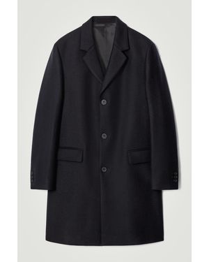 COS Tailored Wool-twill Coat - Blue