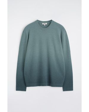 COS Ombré Wool-Cashmere Jumper - Blue