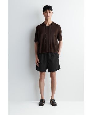 COS Badeshorts Aus Nylon Mit Kordelzugbund - Schwarz