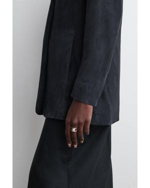 COS Ring Mit Schwebender Perle - Blau