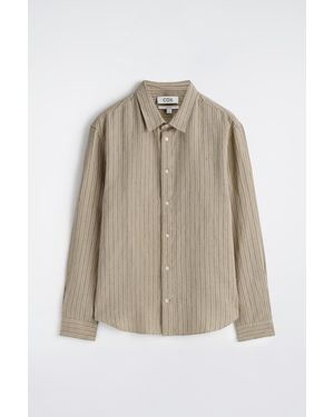 COS Relaxed Linen Shirt - Natural