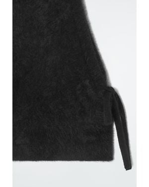 COS Textured Pure Cashmere Balaclava - Black