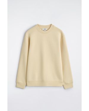 COS Relaxed Scuba Sweatshirt - Natural