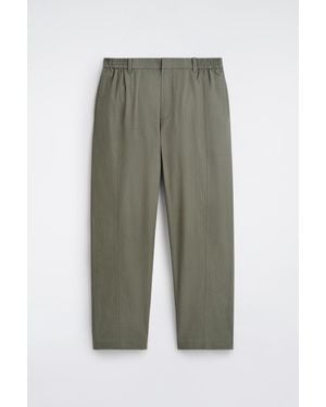 COS Cotton Straight-Leg Pants - Green