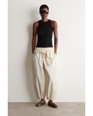 COS Ballerinas Aus Satin - Grün