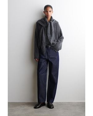 COS Klassische Loafers Aus Leder - Blau