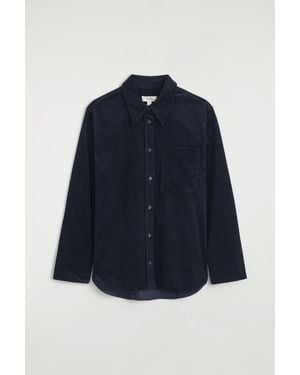 COS Cotton-Corduroy Shirt - Blue