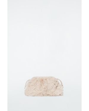 COS Cavatelli Mini Clutch Bag - White