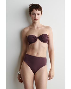 COS Bikinihose Mit Hohem Bund - Rot