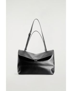 COS Trullo Flap Bag - Black