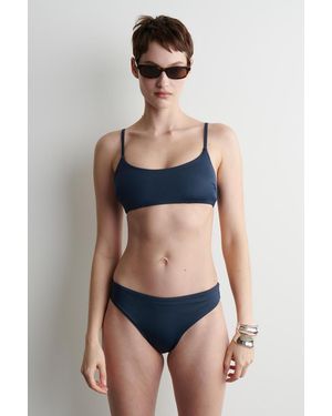 COS Klassische Bikinihose - Blau