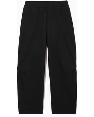 COS Barrel-leg JOGGERS - Black