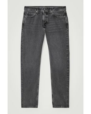 COS Pillar Regular-Fit Tapered Jeans - Grey